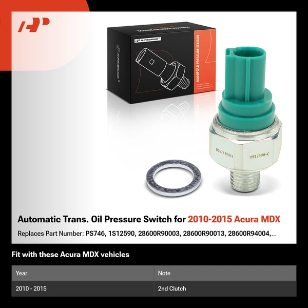 Automatic Trans. Oil Pressure Switch for 2010-2015 Acura MDX
