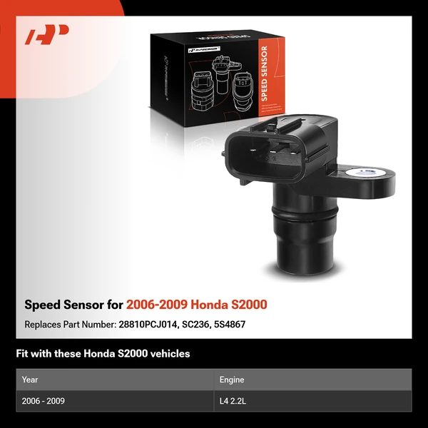 Speed Sensor for 2006-2009 Honda S2000