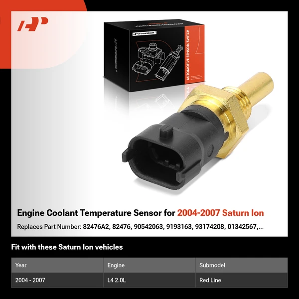 Engine Coolant Temperature Sensor for 2004-2007 Saturn Ion