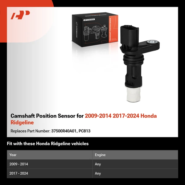 Camshaft Position Sensor for 2009-2014 2017-2024 Honda Ridgeline