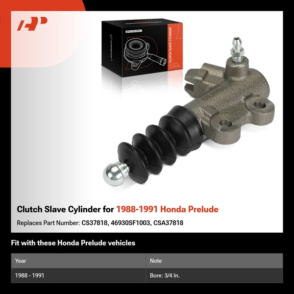 Clutch Slave Cylinder for 1988-1991 Honda Prelude