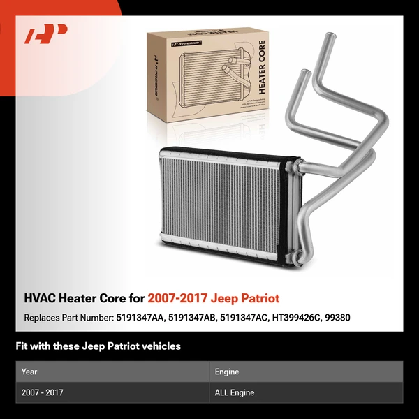 HVAC Heater Core for 2007-2017 Jeep Patriot