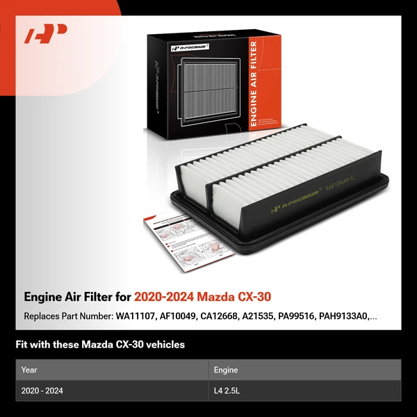 Engine Air Filter for 2020-2024 Mazda CX-30