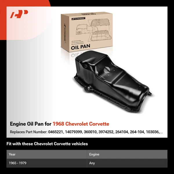 Engine Oil Pan for 1968 Chevrolet Corvette