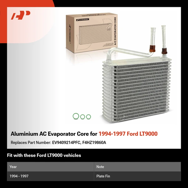 Aluminium AC Evaporator Core for 1994-1997 Ford LT9000