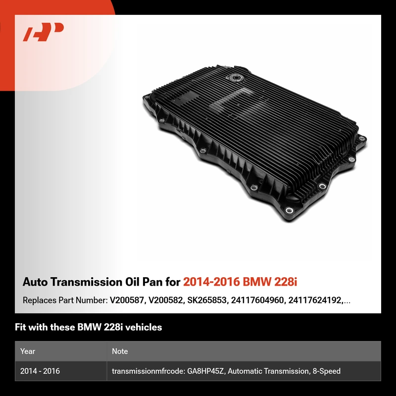 Auto Transmission Oil Pan for 2014-2016 BMW 228i