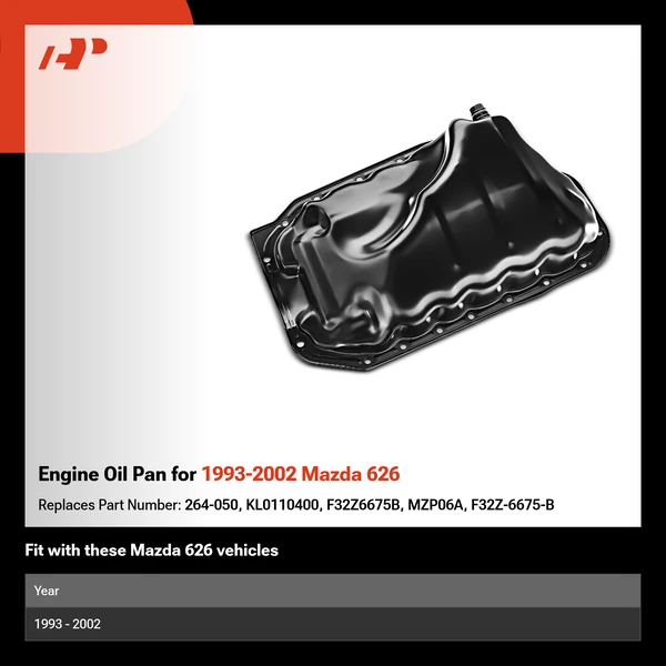 Engine Oil Pan for 1993-2002 Mazda 626