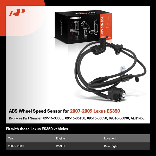 ABS Wheel Speed Sensor for 2007-2009 Lexus ES350