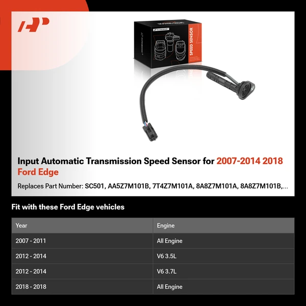 Input Automatic Transmission Speed Sensor for 2007-2014 2018 Ford Edge