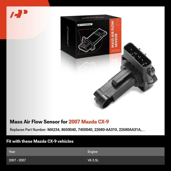 Mass Air Flow Sensor for 2007 Mazda CX-9