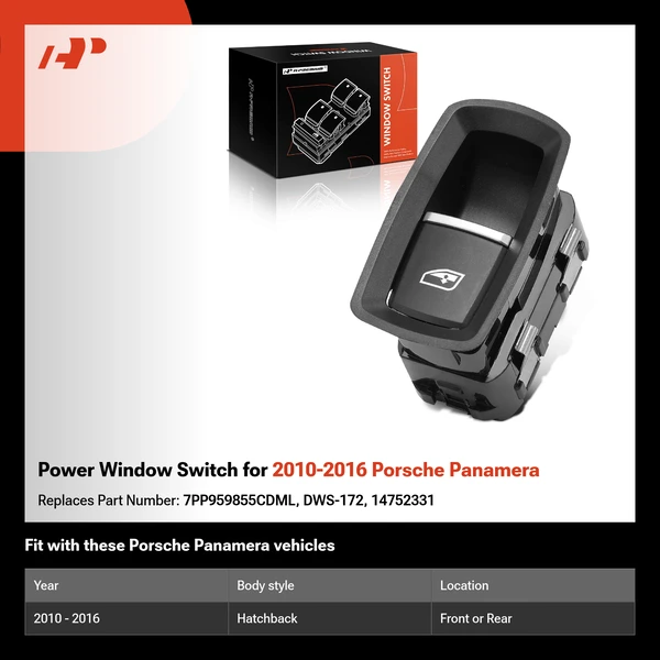 Power Window Switch for 2010-2016 Porsche Panamera
