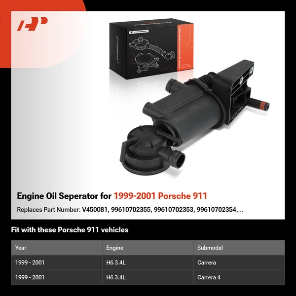 Engine Oil Seperator for 1999-2001 Porsche 911