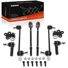 8 Pcs Front Sway Bar Link Tie Rod End Ball Joints
