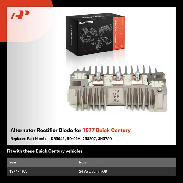 Alternator Rectifier Diode for 1977 Buick Century