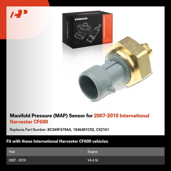 Manifold Pressure (MAP) Sensor for 2007-2010 International Harvester CF600