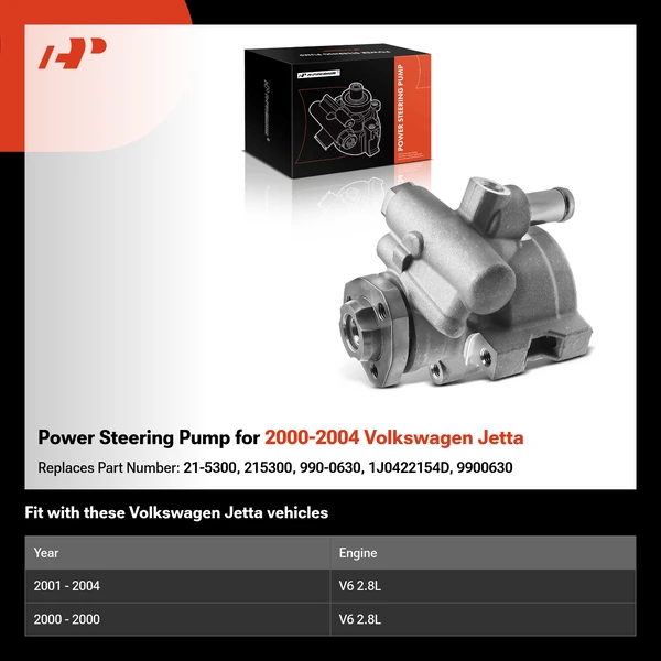 Power Steering Pump for 2000-2004 Volkswagen Jetta