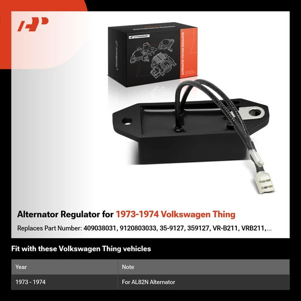 Alternator Regulator for 1973-1974 Volkswagen Thing