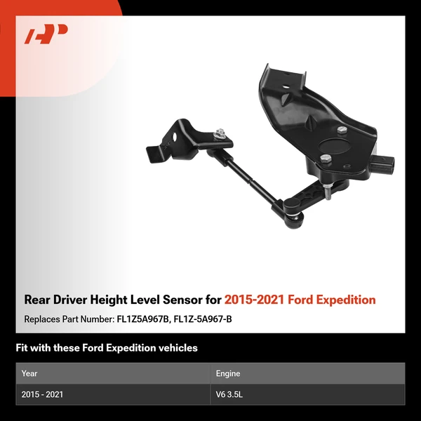 Rear Driver Height Level Sensor for 2015-2021 Ford Expedition