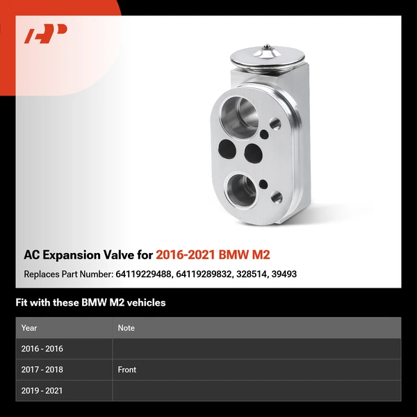 AC Expansion Valve for 2016-2021 BMW M2
