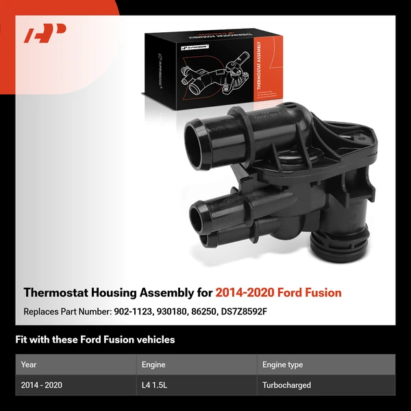Thermostat Housing Assembly for 2014-2020 Ford Fusion