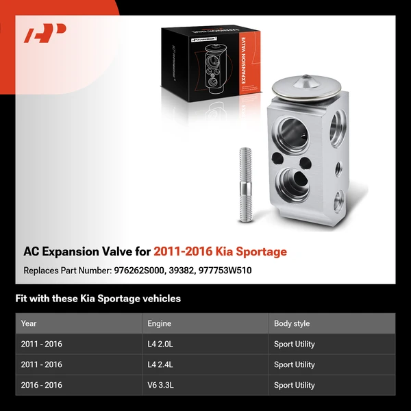 AC Expansion Valve for 2011-2016 Kia Sportage
