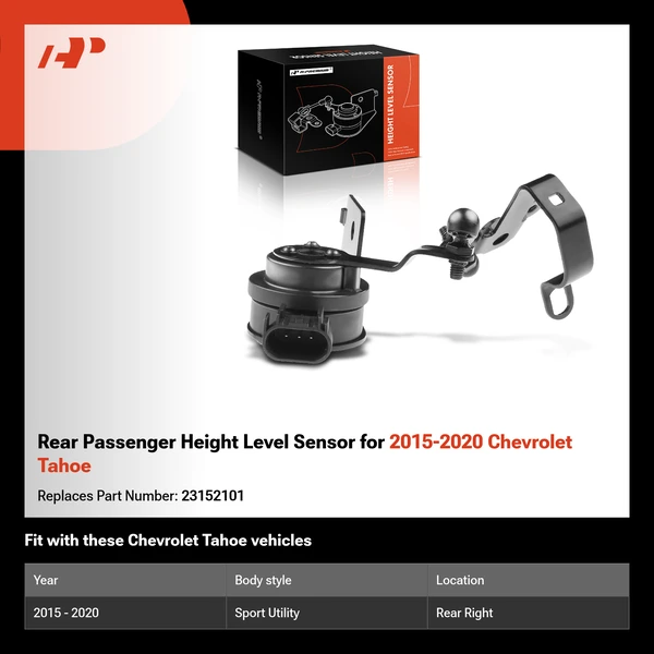 Rear Passenger Height Level Sensor for 2015-2020 Chevrolet Tahoe