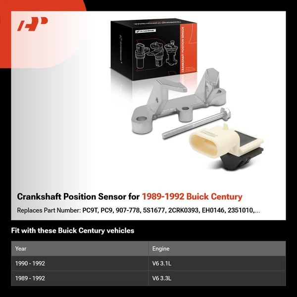 Crankshaft Position Sensor for 1989-1992 Buick Century