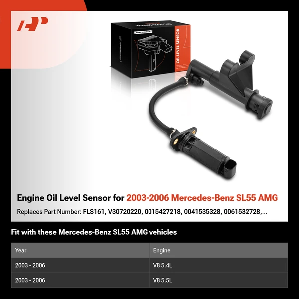 Engine Oil Level Sensor for 2003-2006 Mercedes-Benz SL55 AMG