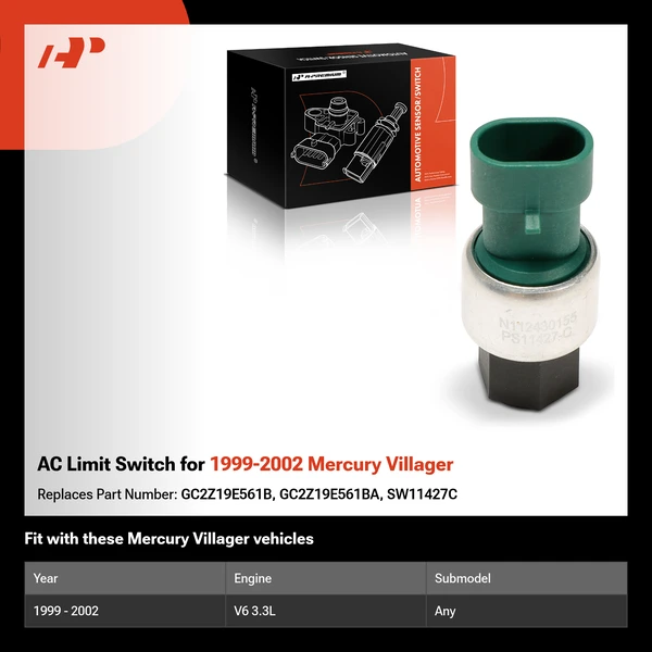 AC Limit Switch for 1999-2002 Mercury Villager