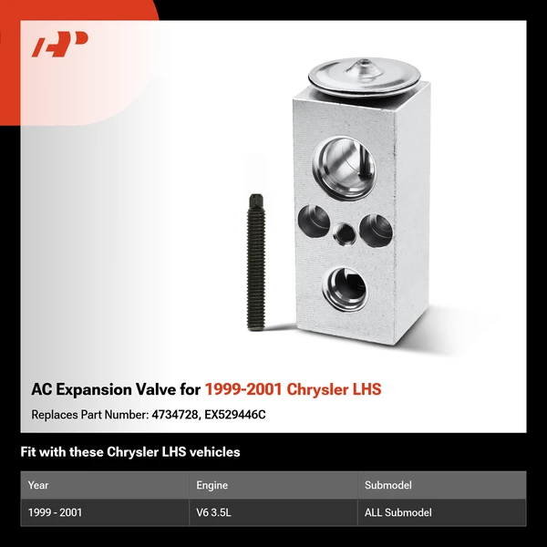 AC Expansion Valve for 1999-2001 Chrysler LHS