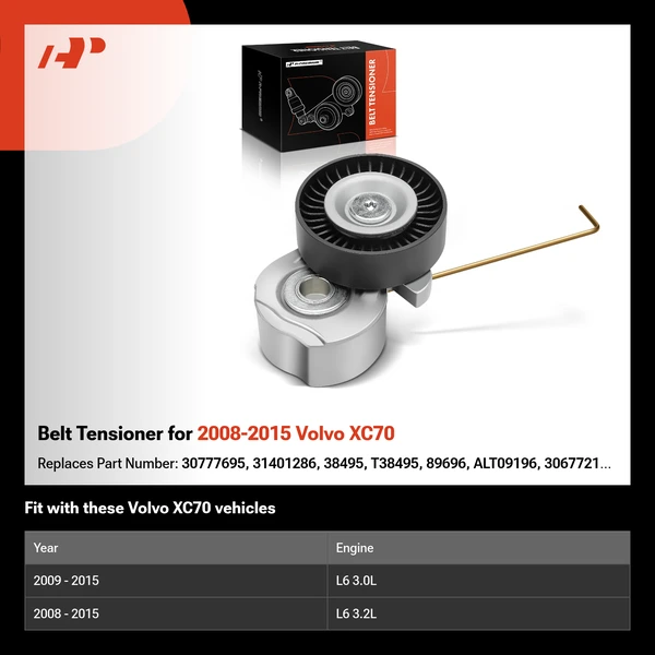 Belt Tensioner for 2008-2015 Volvo XC70