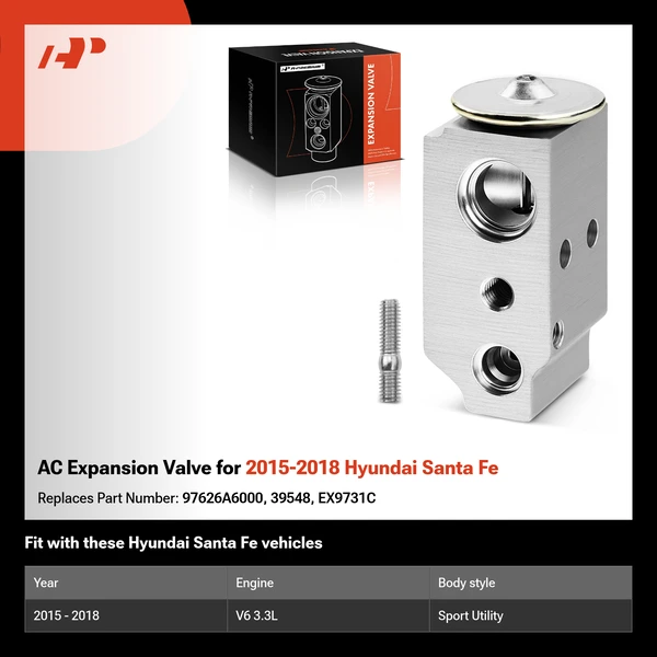AC Expansion Valve for 2015-2018 Hyundai Santa Fe