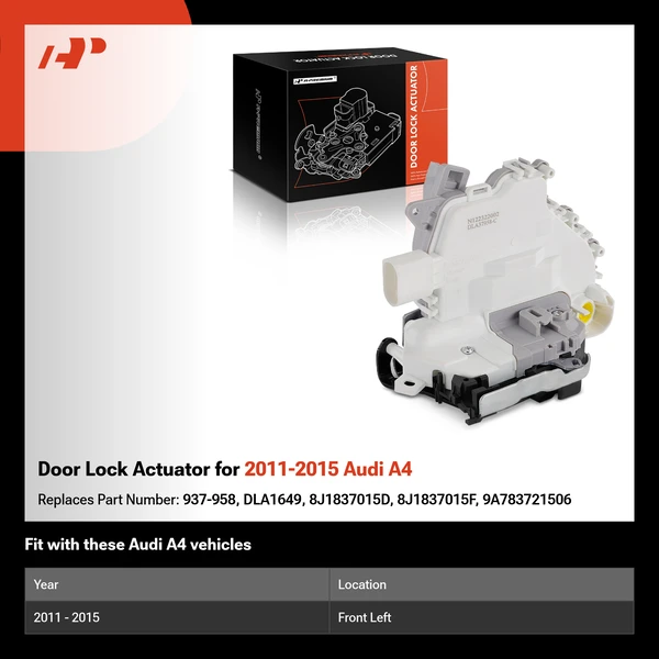 Door Lock Actuator for 2011-2015 Audi A4