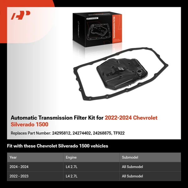 Automatic Transmission Filter Kit for 2022-2024 Chevrolet Silverado 1500