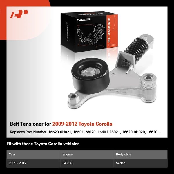 Belt Tensioner for 2009-2012 Toyota Corolla