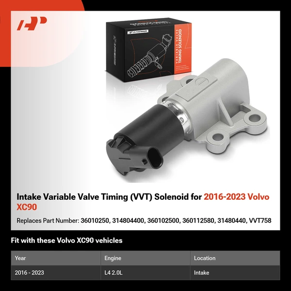 Intake Variable Valve Timing (VVT) Solenoid for 2016-2023 Volvo XC90