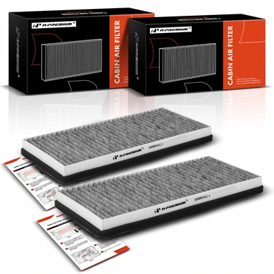 2 Pcs Activated Carbon Cabin Air Filter