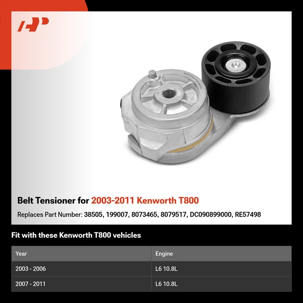 Belt Tensioner for 2003-2011 Kenworth T800