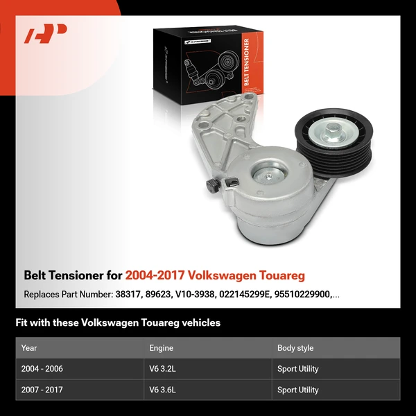 Belt Tensioner for 2004-2017 Volkswagen Touareg