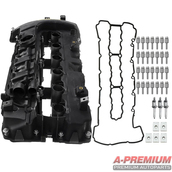 Engine Valve Cover with Gasket for BMW E88 135i E90 335i E60 535i F01 740i E89
