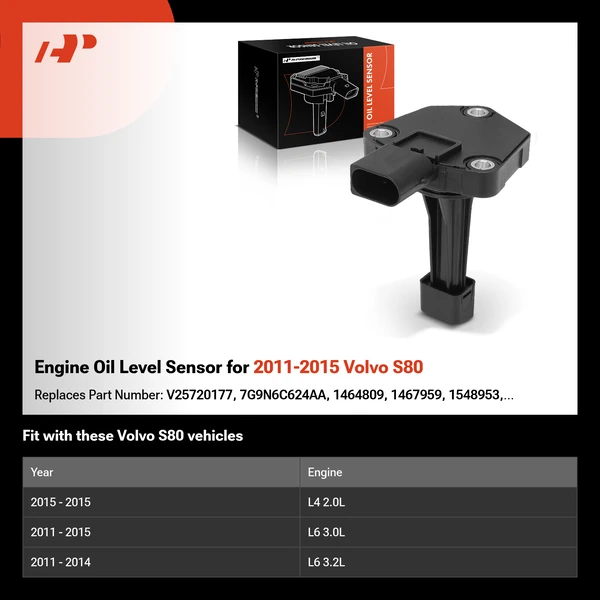 Engine Oil Level Sensor for 2011-2015 Volvo S80