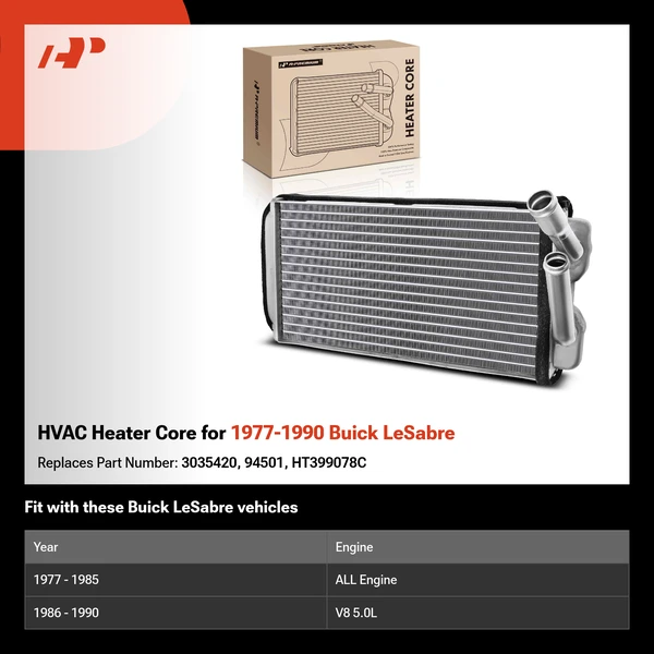 HVAC Heater Core for 1977-1990 Buick LeSabre