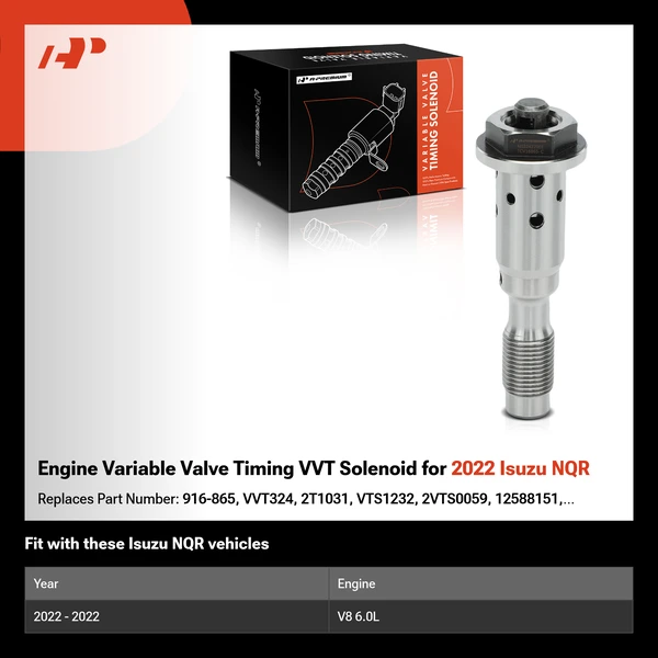 Engine Variable Valve Timing VVT Solenoid for 2022 Isuzu NQR