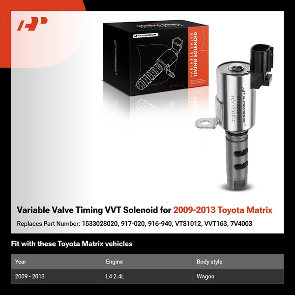 Variable Valve Timing VVT Solenoid for 2009-2013 Toyota Matrix