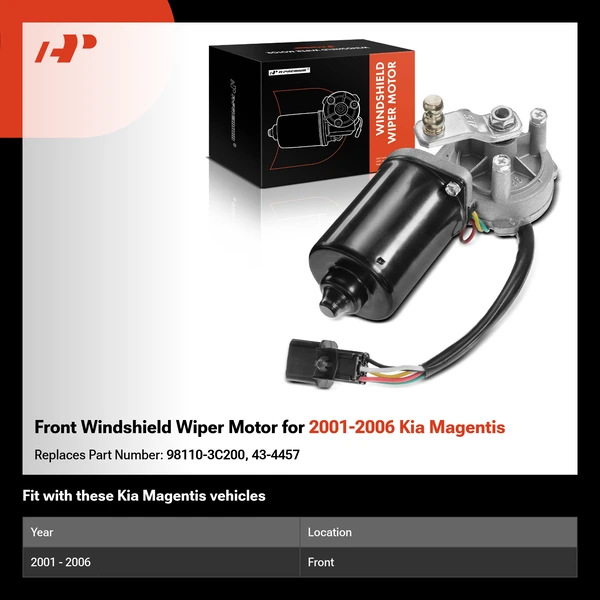 Front Windshield Wiper Motor for 2001-2006 Kia Magentis