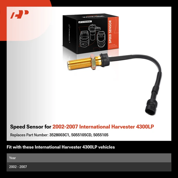 Speed Sensor for 2002-2007 International Harvester 4300LP