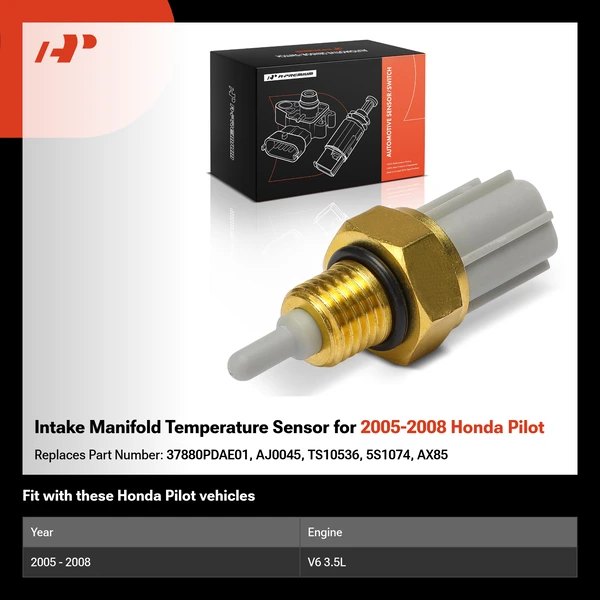 Intake Manifold Temperature Sensor for 2005-2008 Honda Pilot