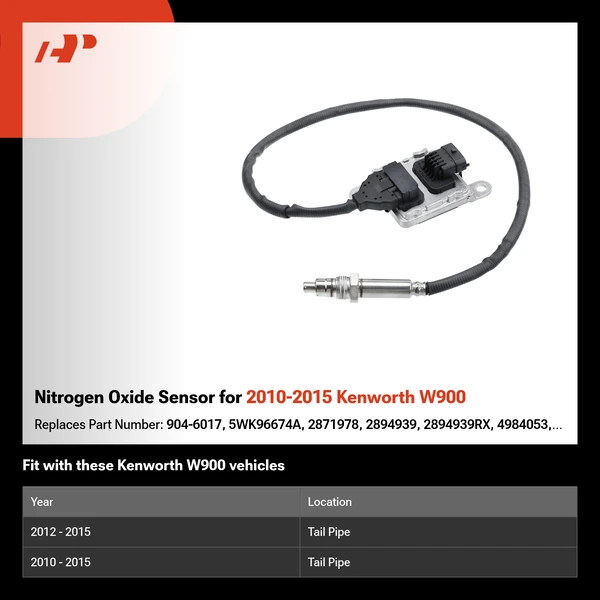 Nitrogen Oxide Sensor for 2010-2015 Kenworth W900