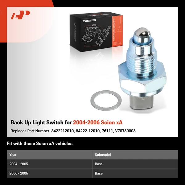 Back Up Light Switch for 2004-2006 Scion xA