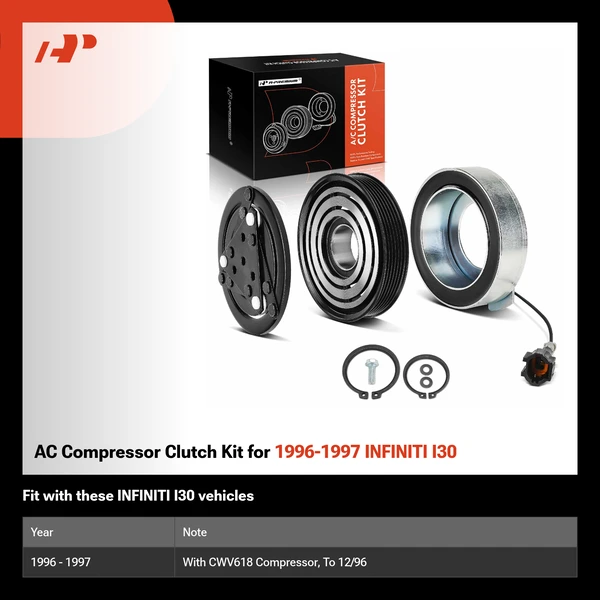 AC Compressor Clutch Kit for 1996-1997 INFINITI I30